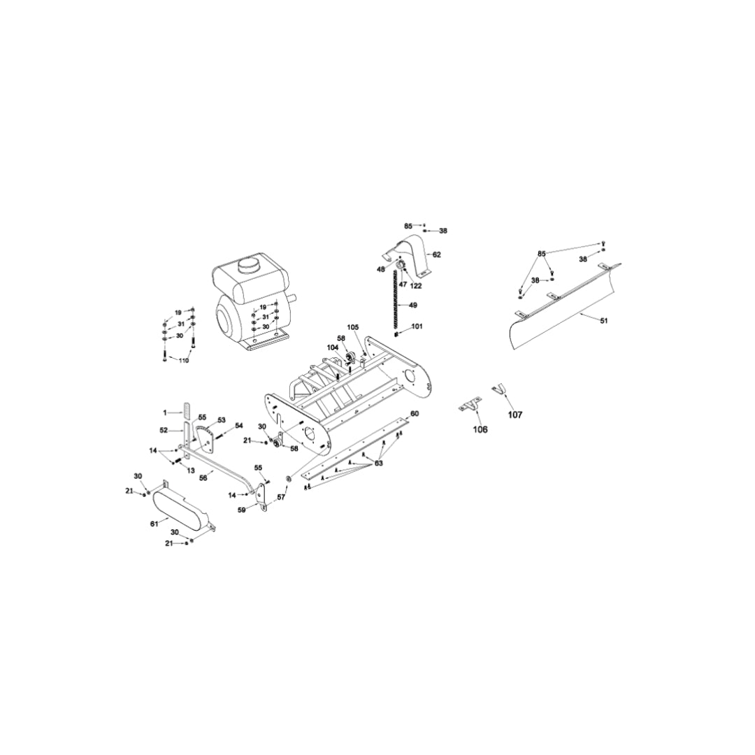 94.1020600 Sprocket, Engine 9T – CALTRIMMER Machine Parts