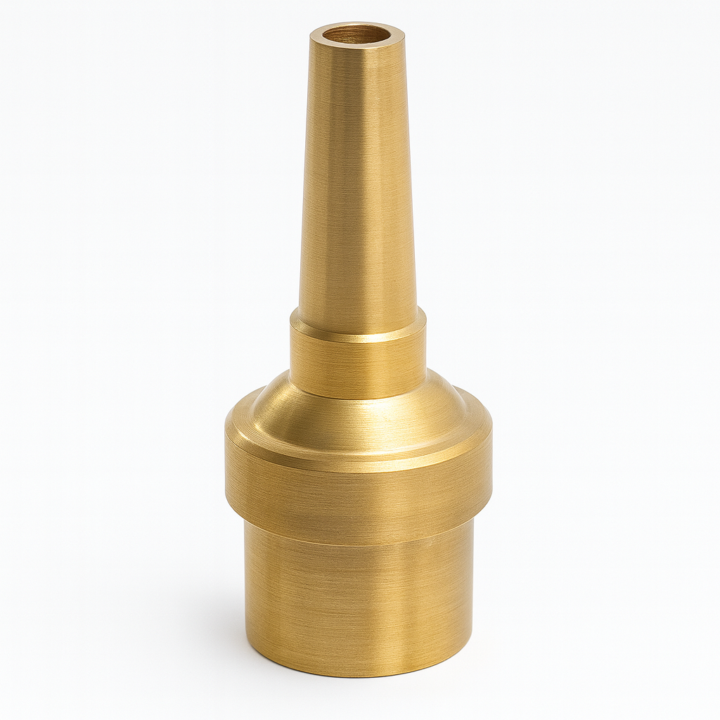 High-Pressure Nozzle 2-Inch Free Round Brass Single Shoot