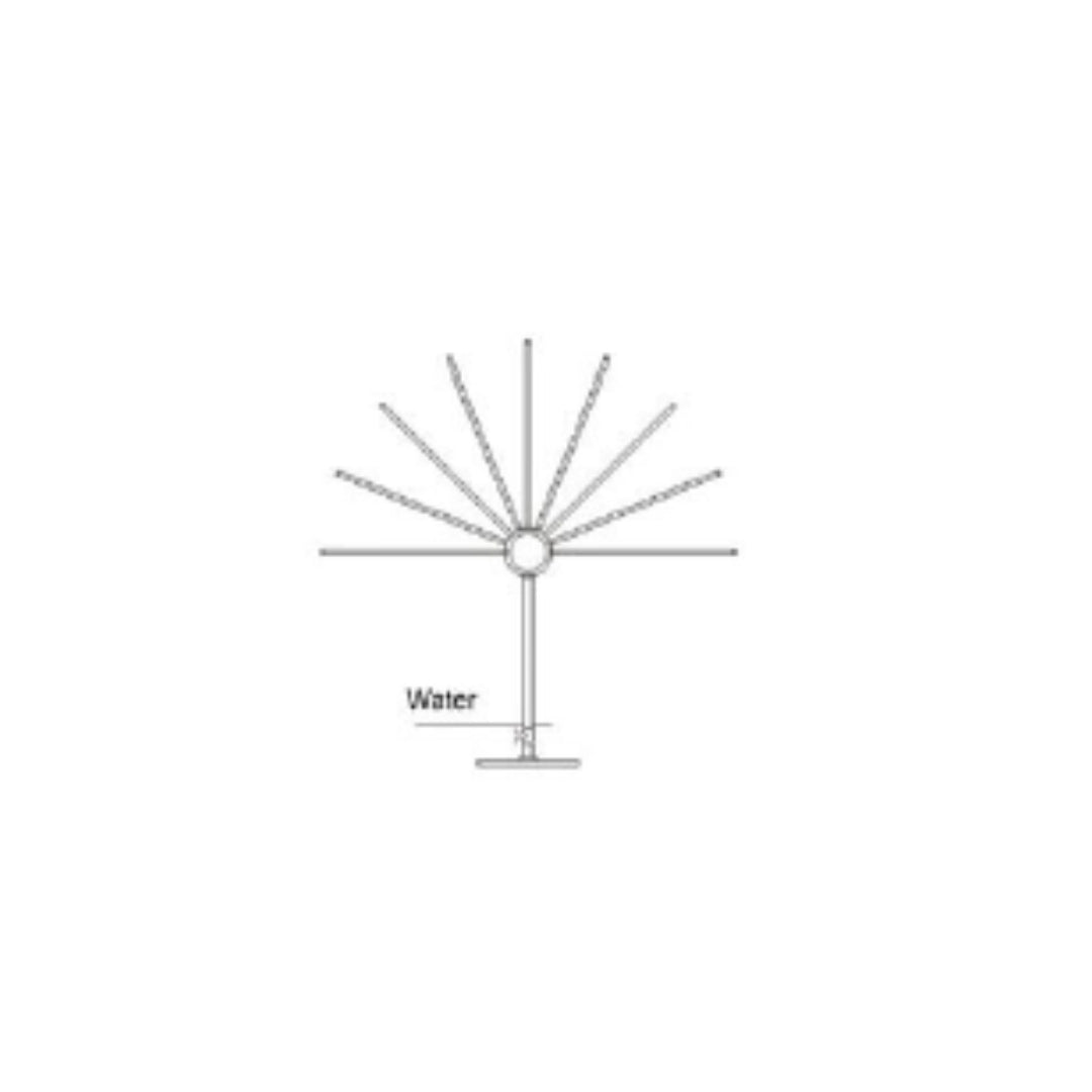 Stainless Steel Water Crystal Hemisphere Pedestal Fountain