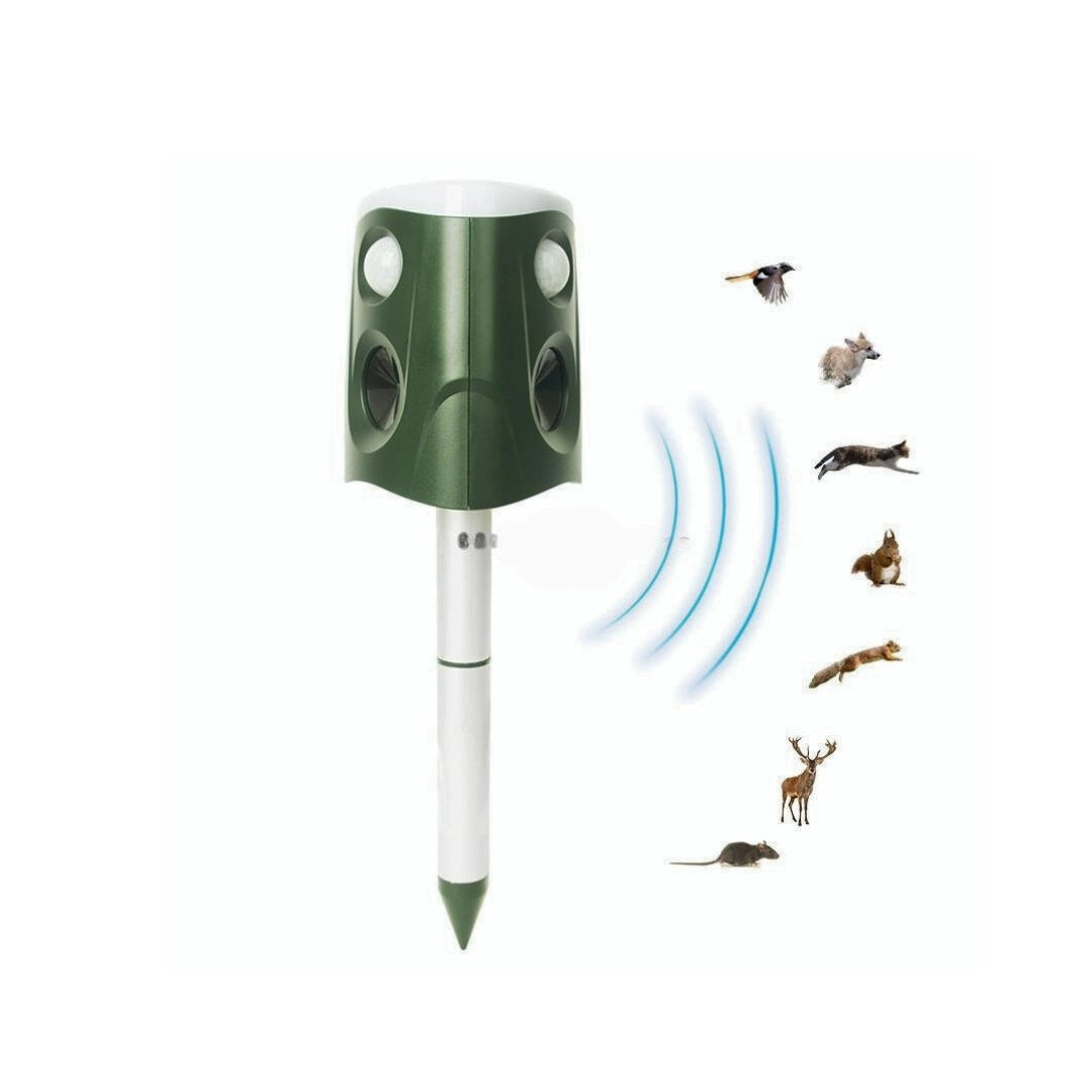 360 Degree Ultrasonic Solar Energy Outdoor Animal Repeller