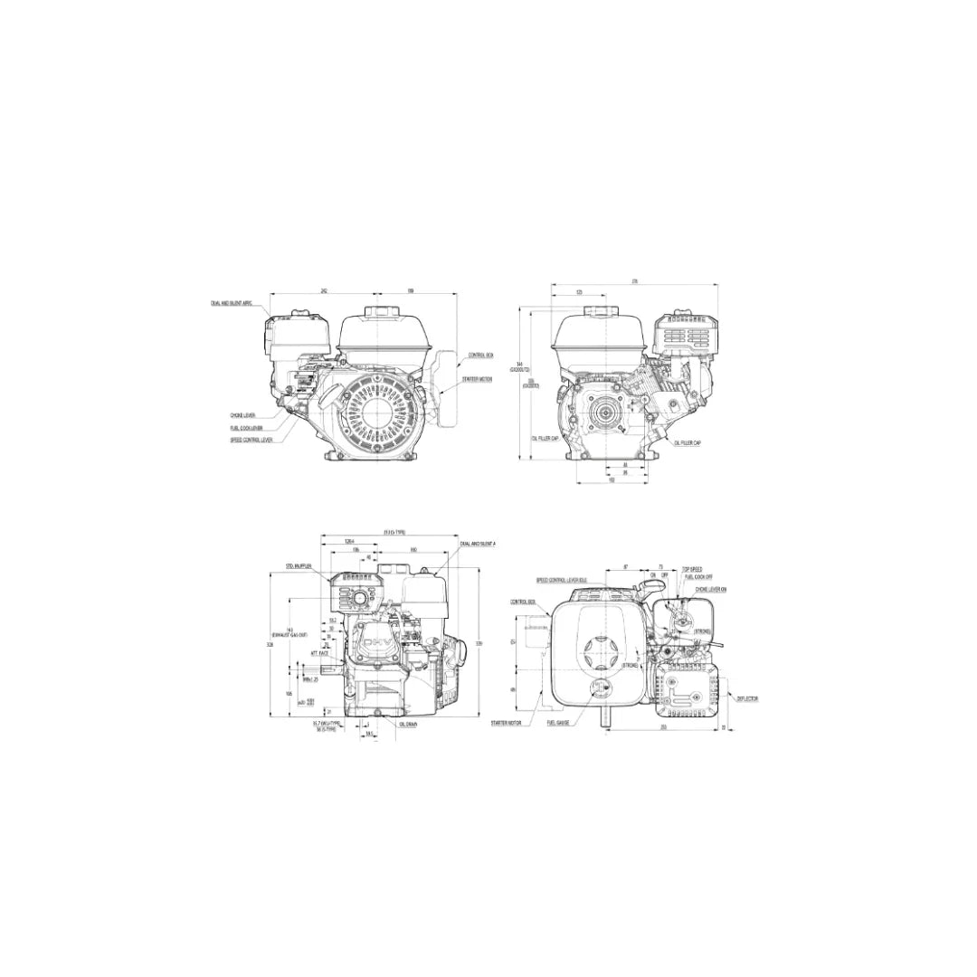 GX200 Honda Engine Thailand 196cc - GreenKart.pk