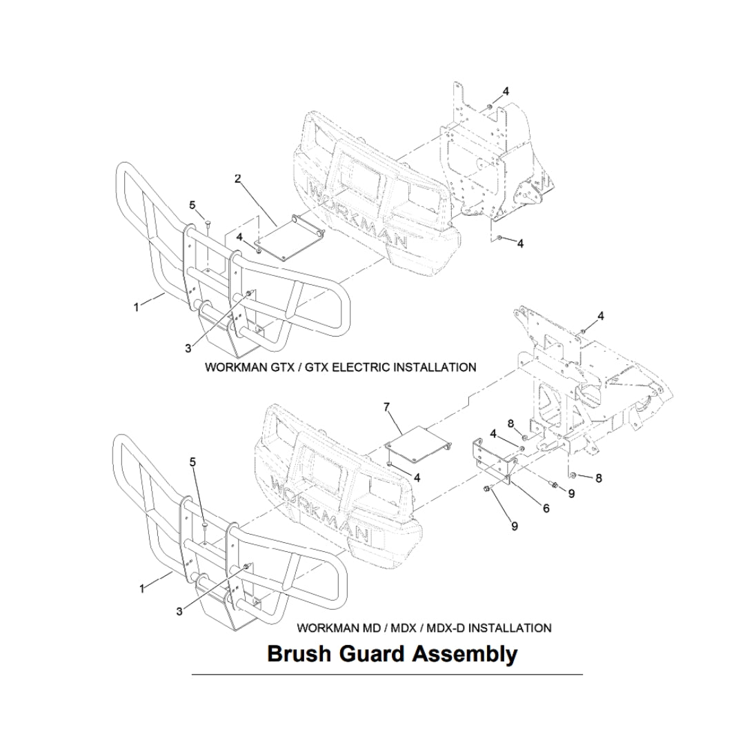 TORO BRUSH GUARD