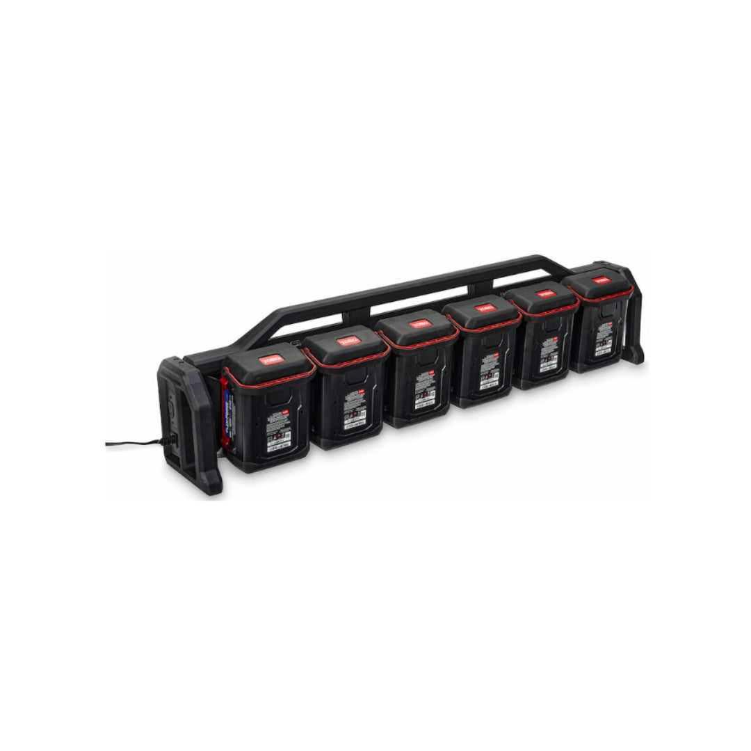 Toro 60V MAX Flex-Force 6-Pod Li-Ion Charger – Model 66560