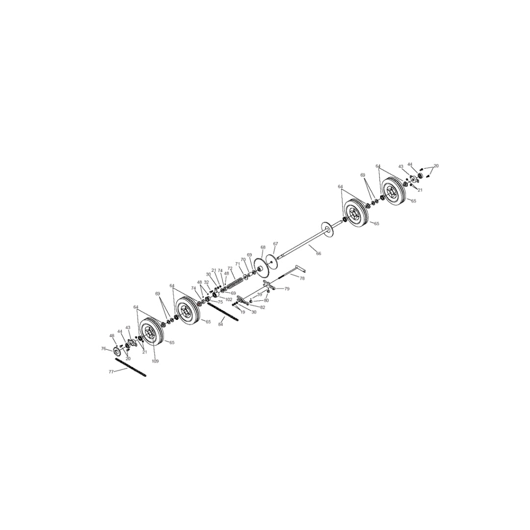 94.1020420 SPROCKET, DRIVE 39T – Caltrimmer Machine Parts