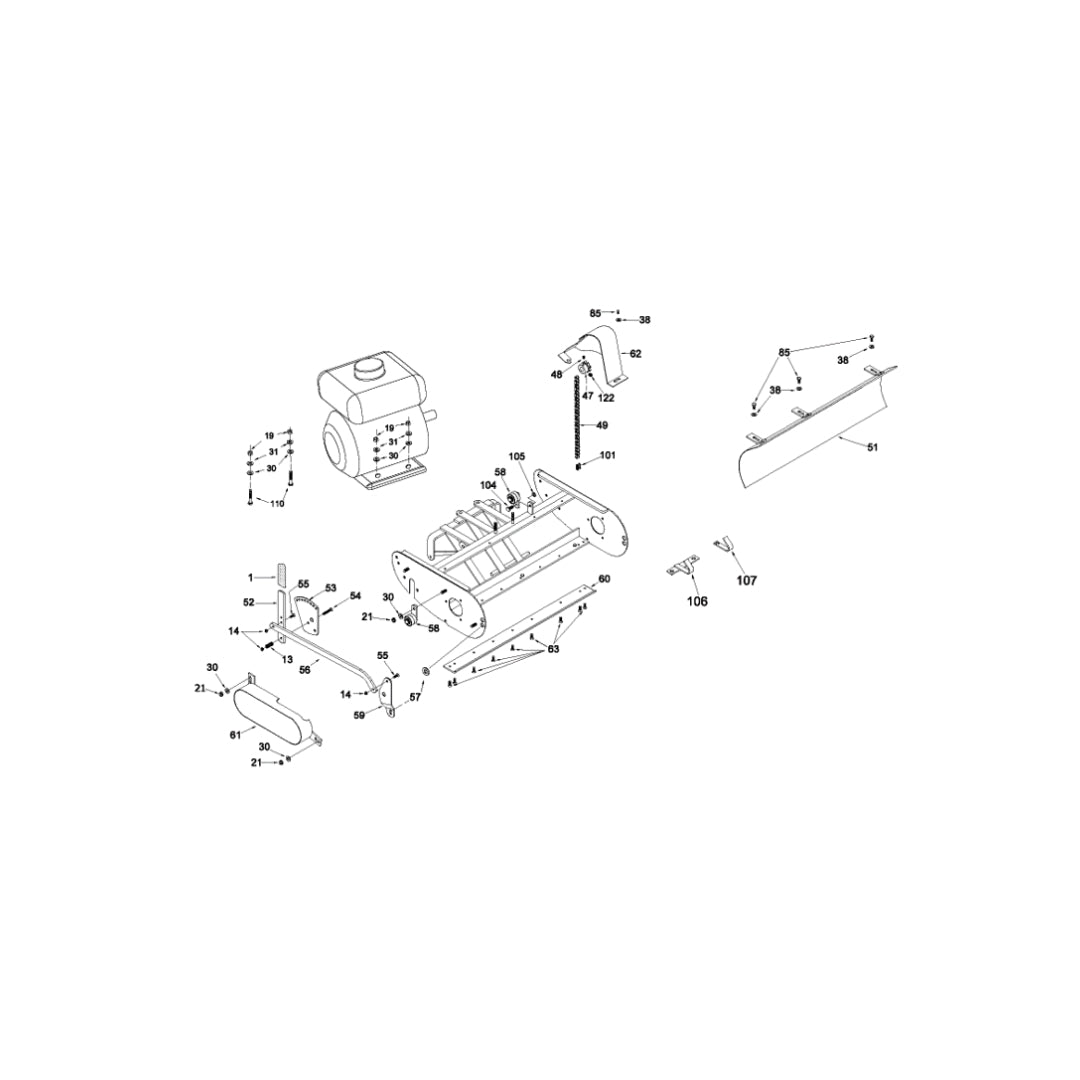 94.4012330 HANDLE, HEIGHT ADJUST – Caltrimmer Machine Parts