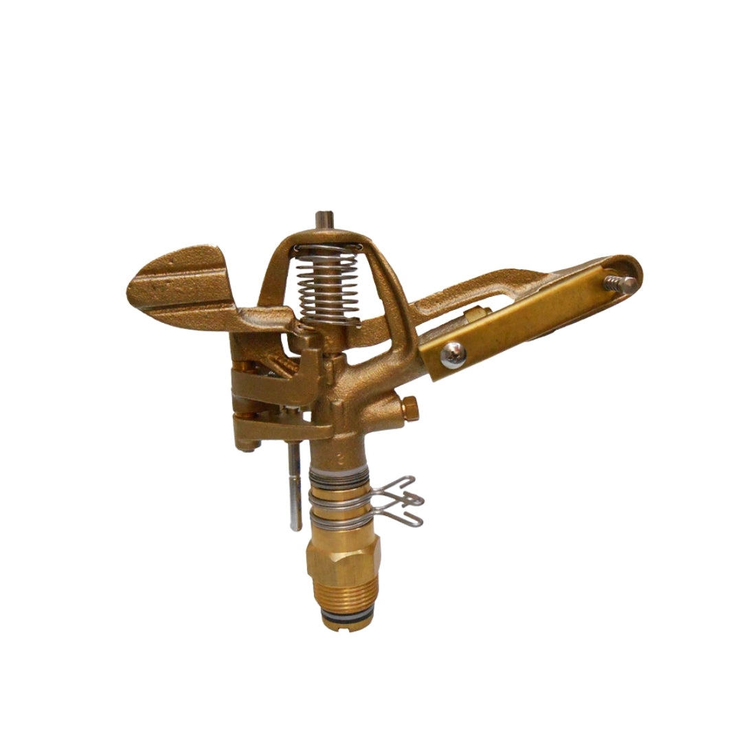 Impact Sprinkler Adjustable Brass Dual Nozzle - Tiller & Rowe