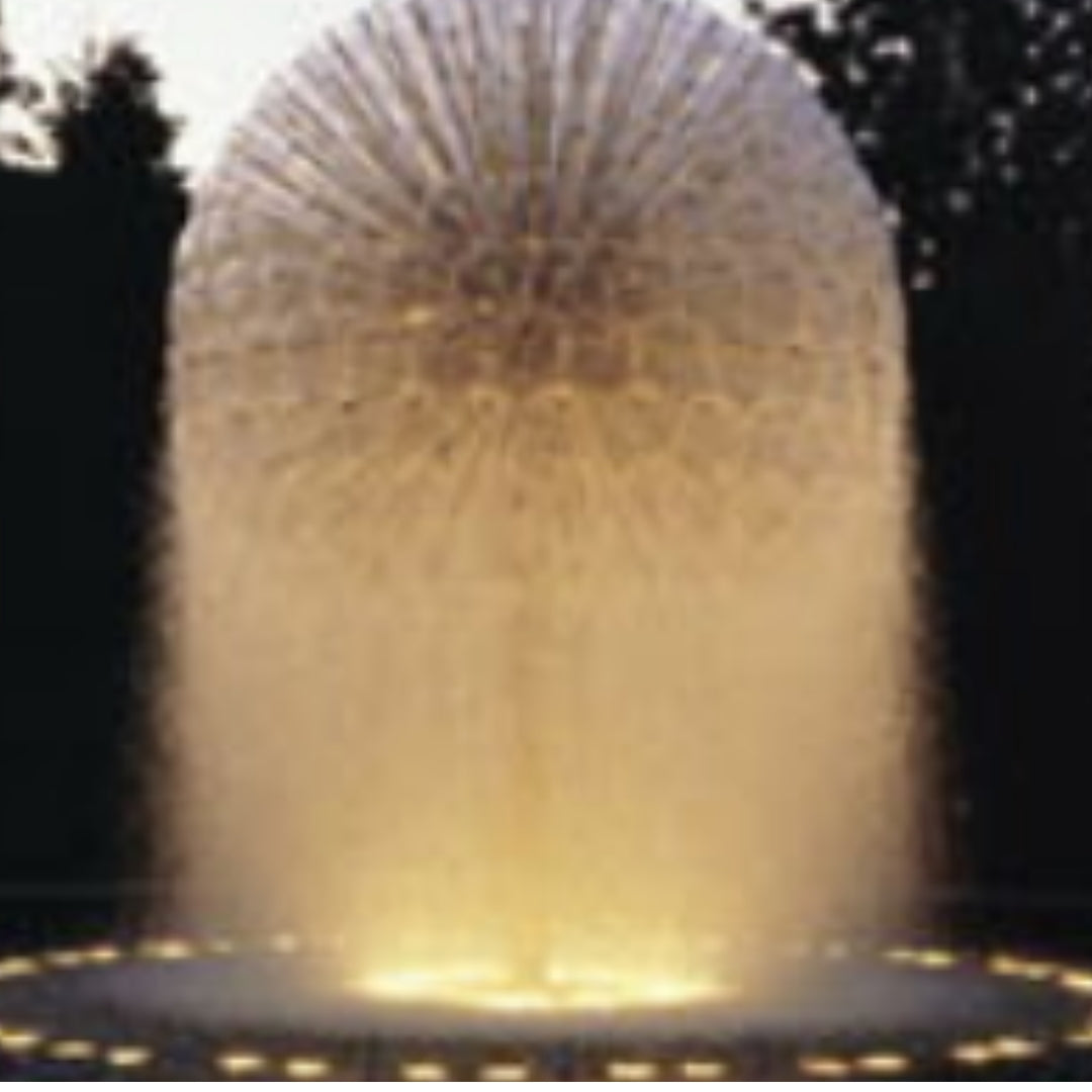 Stainless Steel Water Crystal Ball Pedestal Fountain