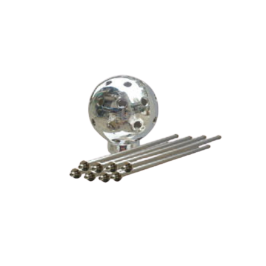 Stainless Steel Water Crystal Ball Pedestal Fountain