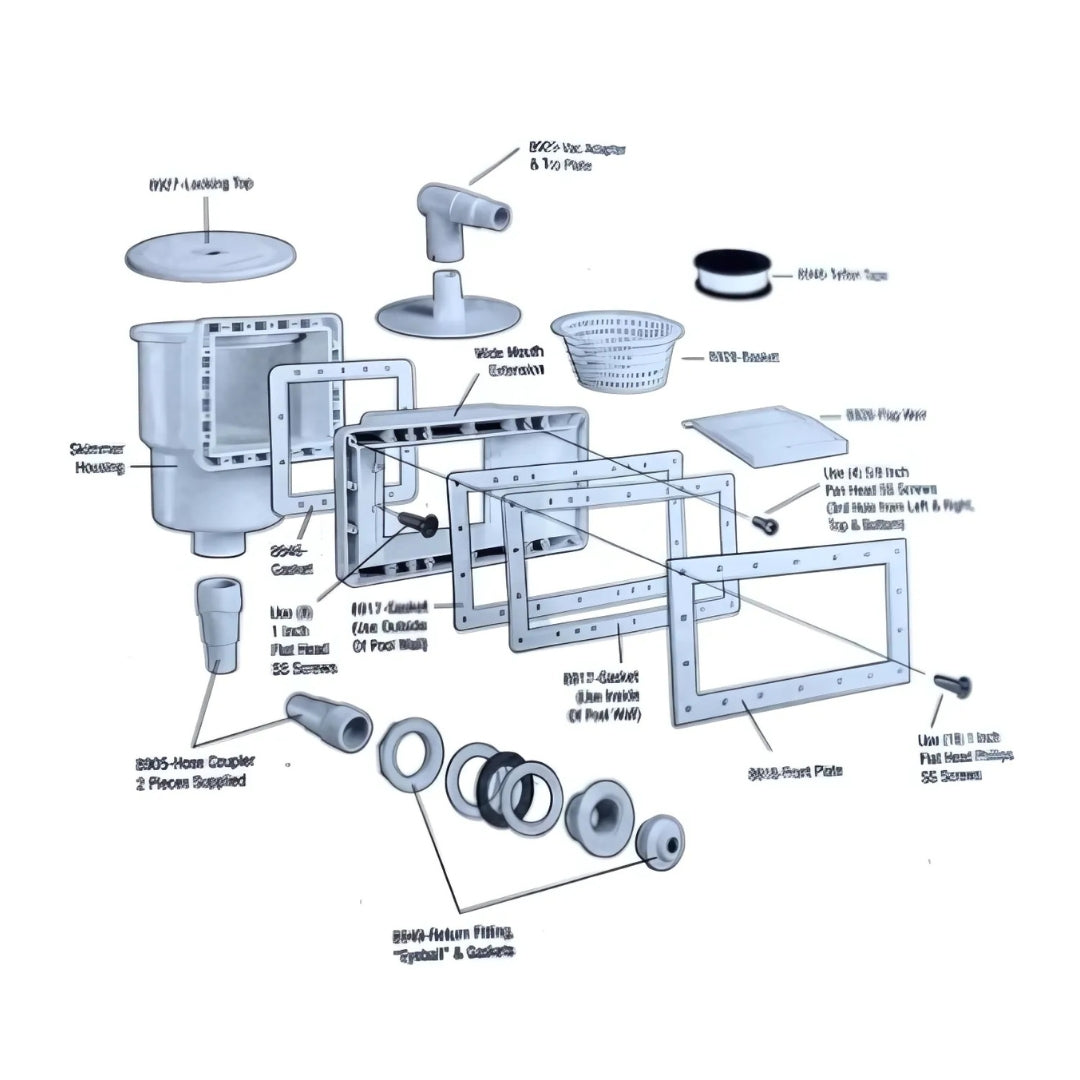 Wide Mouth Pool Skimmer Kit
