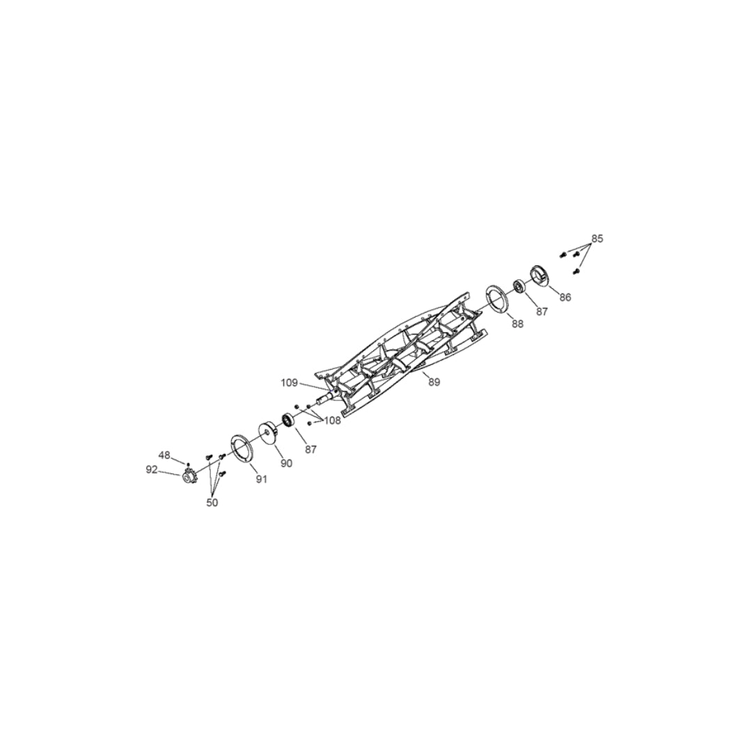 94.4132320 CLAMP,THREADED CALTRIMMER MACHINE PARTS