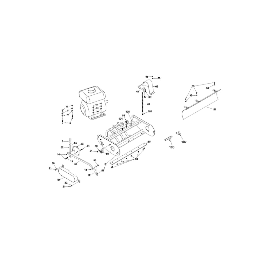 94.7201700 SET SCREW, 5/16-24 x 5/16 KNURLED – Caltrimmer Machine Parts