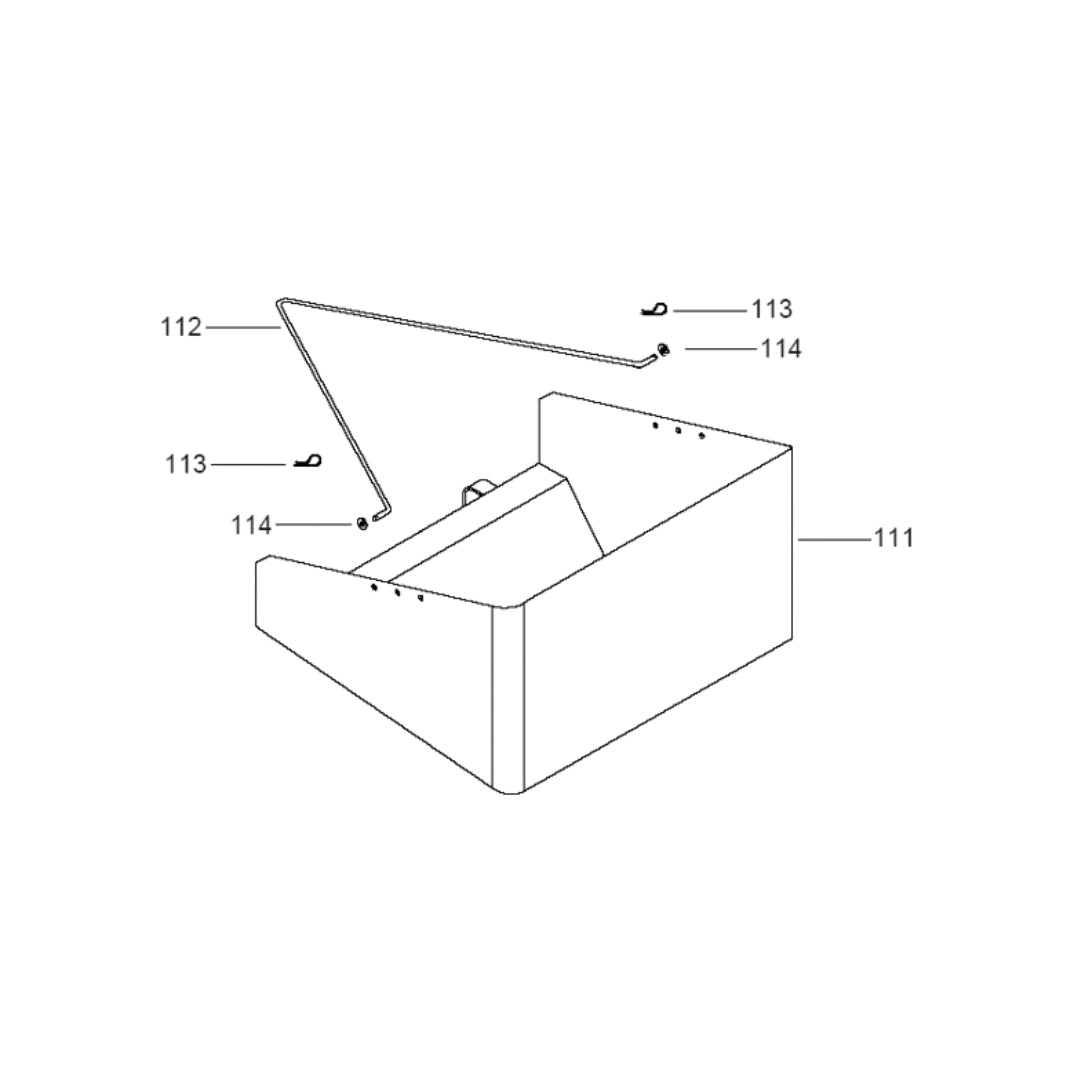 94.4090975 Grass Catcher – CALTRIMMER Machine Parts