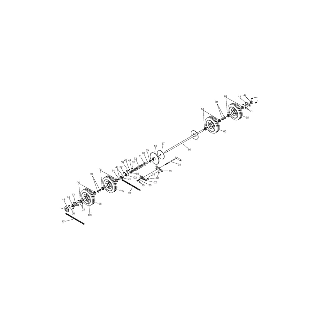 94.4135130 Support, Drive Shaft  – CALTRIMER MACHINE PARTS